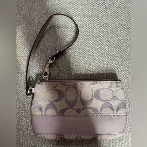 Purple Coach Wallet
